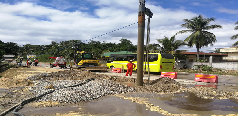 Vibroflotation Construction in Philippines 菲律宾振冲施工(图1)